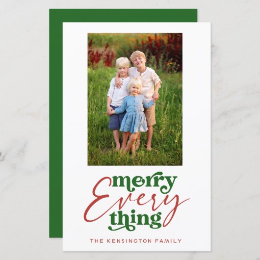 Budget Merlin Alles Retro Holiday Foto (Vorne/Hinten)