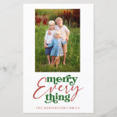 Budget Merlin Alles Retro Holiday Foto (Vorderseite)