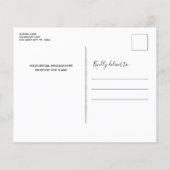 Budget Meroofmas Hund Lover Christmas Postcard (Rückseite)