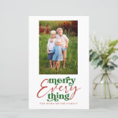 Budget Merry Alles Retro Weihnachten Foto (Stehend Vorderseite)