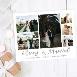 Budget Merry & Verheiratet Silver Multi Foto Flyer