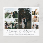 Budget Merry & Verheiratet Silver Multi Foto Flyer (Vorne)