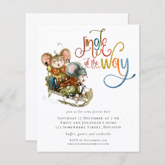 Budget Mice Jingle Die ganze Art Weihnachten einla (Vorne/Hinten)