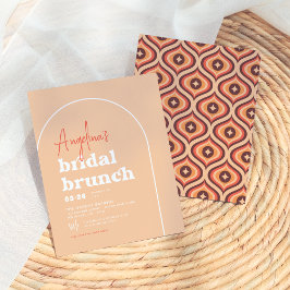 Budget Mid Modern Retro Arch Brunch Brautparty