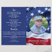 Budget Military USA Flag Veteran Funerbiter Progra (Vorderseite)