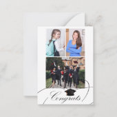 Budget MINI GRÖSSE 4 Foto Abschluss Ankündigung (Rückseite)