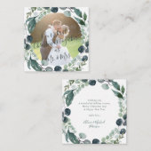 Budget MINI Modernes Foto Weihnachten Mitteilungskarte (Vorne/Hinten)