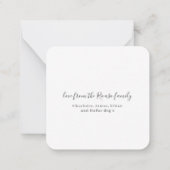 Budget MINI Personalisiertes Foto und Weihnachten Mitteilungskarte (Rückseite)