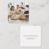 Budget MINI Personalisiertes Foto und Weihnachten Mitteilungskarte (Vorne/Hinten)