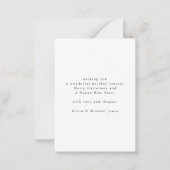 Budget MINI SIZE Foto Overlay für Neuaufenthalte Mitteilungskarte (Rückseite)