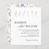 BUDGET Minimal Boho Chic Wildblume Garden Wedding (Vorne/Hinten)