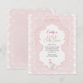 BUDGET Minimal Lace One Silly Goose 1. Geburtstag (Vorne/Hinten)