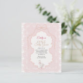 BUDGET Minimal Lace One Silly Goose 1. Geburtstag (Stehend Vorderseite)