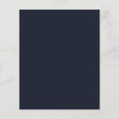 Budget Minimal Moderne Hochzeitsreise (Rückseite)
