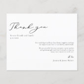 Budget Minimal Schwarz und Weiß Hochzeit Vielen Da Flyer (Vorne)