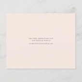 Budget Minimal Script 3 Foto Save The Date (Rückseite)