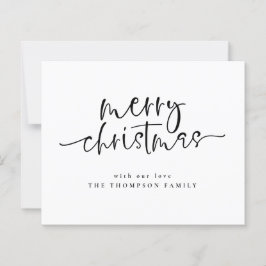 Budget Minimale Skripte Frohe Weihnachtskarte