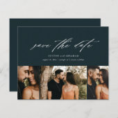 Budget Minimales Script 3-Foto Save the Date (Vorne/Hinten)