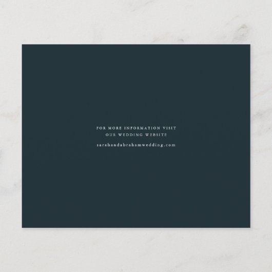 Budget Minimales Script 3-Foto Save the Date (Rückseite)