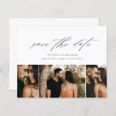 Budget Minimales Script 3-Foto Save the Date (Vorne/Hinten)