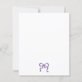 BUDGET Minimalist Martini Violett Geburtstag  (Rückseite)