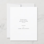 BUDGET Minimalist Merry Christmas Family Photo (Rückseite)