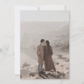 Budget, minimalist these kids are getting married save the date (Rückseite)