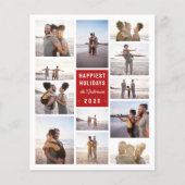 Budget Minimalistisch 12 Fotocollage Weihnachten (Vorderseite)