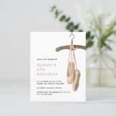 Budget Minimalistisch Ballet Ballerina 6. Geburtst (Stehend Vorderseite)