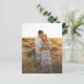 Budget Minimalistisch Boho Foto Wedites (Stehend Vorderseite)
