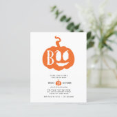BUDGET Minimalistisch BOO Halloween-Bash-Party (Stehend Vorderseite)