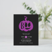 BUDGET Minimalistisch BOO Halloween-Bash-Party (Stehend Vorderseite)