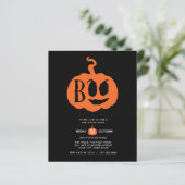 BUDGET Minimalistisch BOO Halloween-Bash-Party (Stehend Vorderseite)