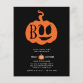 BUDGET Minimalistisch BOO Halloween-Bash-Party (Vorderseite)