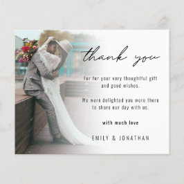 Budget Minimalistisch Fügen Sie Ihr Foto Hochzeit