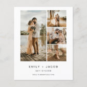 Budget Minimalistisch Moderne Hochzeit einfach (Vorderseite)