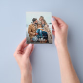 Budget Minimalistisch Modernes Foto Weihnachten Flyer (Gruppe)