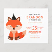 Budget Minimalistisch Niedlich Little Fox Zigzag G (Vorderseite)