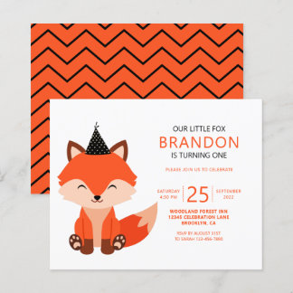 Budget Minimalistisch Niedlich Little Fox Zigzag G