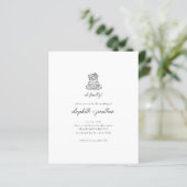 Budget Minimalistisch Oh Script Wedding (Stehend Vorderseite)