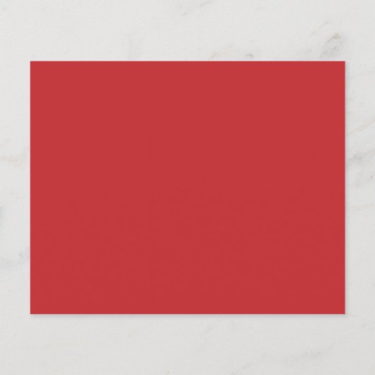 Budget Minimalistisch Red White Abschluss Einladun (Rückseite)
