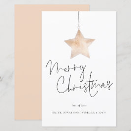 Budget Minimalistisch Star Script Merge Weihnachts