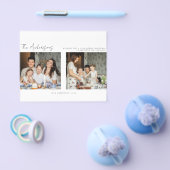 Budget Minimalistisch Weihnachts-Weihnachtsfoto-Ca Flyer (Einzeln)