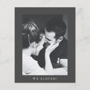 Budget-Minimalistische Foto-Elopement-Hochzeitsein
