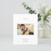 Budget Minimalistische Foto Script Hochzeit (Stehend Vorderseite)
