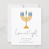 Budget Minimalistische Kerzen Liebe Light Hanukkah (Vorderseite)