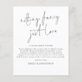 Budget Minimalistische Skripte Nichts Extravagante (Vorderseite)