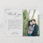 Budget Minimalistisches Foto Custom Wedding Vielen (Vorne/Hinten)