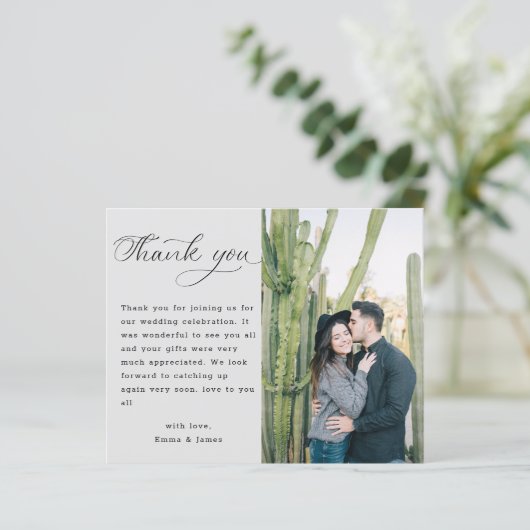 Budget Minimalistisches Foto Custom Wedding Vielen (Stehend Vorderseite)