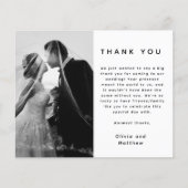 BUDGET Minimalistisches Foto Custom Wedding Vielen (Vorderseite)